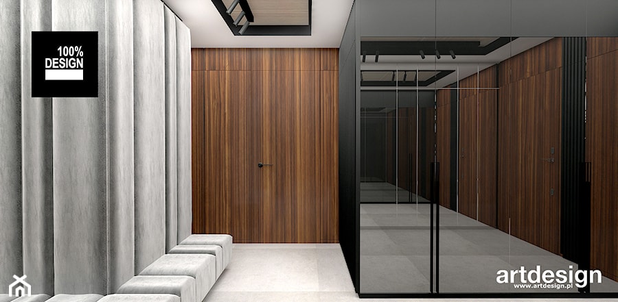 nowoczesny przedpokój w apartamencie - zdjęcie od ARTDESIGN architektura wnętrz