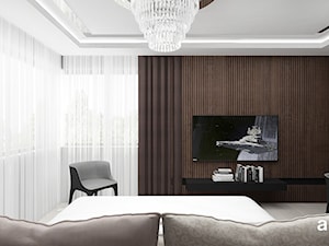 IN THE HEAT OF THE MOMENT | Wnętrza domu - Średnia biała z biurkiem sypialnia, styl nowoczesny - zdjęcie od ARTDESIGN architektura wnętrz
