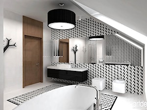 łazienka na poddaszu - zdjęcie od ARTDESIGN architektura wnętrz