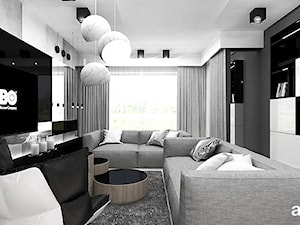 LOOK #30 | Wnętrza apartamentu - Salon, styl nowoczesny - zdjęcie od ARTDESIGN architektura wnętrz