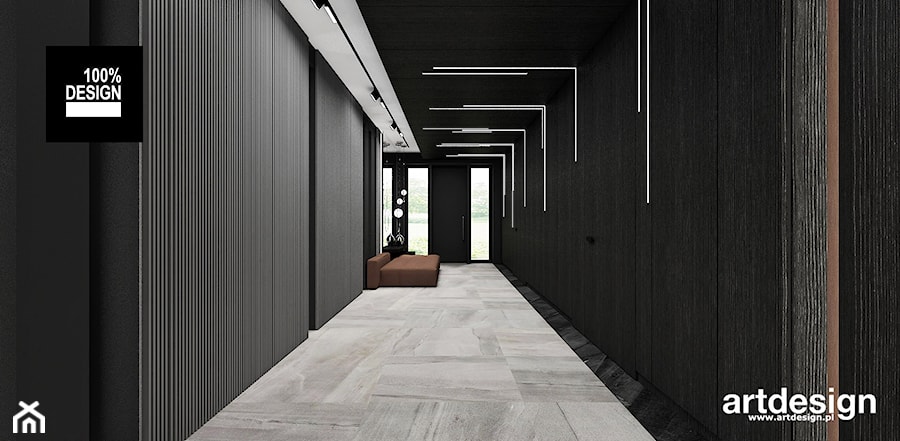 Nowoczesny design korytarza - zdjęcie od ARTDESIGN architektura wnętrz