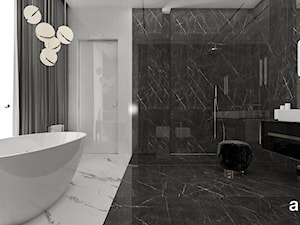 łazienka z wanną i prysznicem - zdjęcie od ARTDESIGN architektura wnętrz