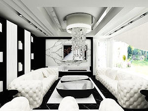 luksusowe wnetrza salonu - zdjęcie od ARTDESIGN architektura wnętrz