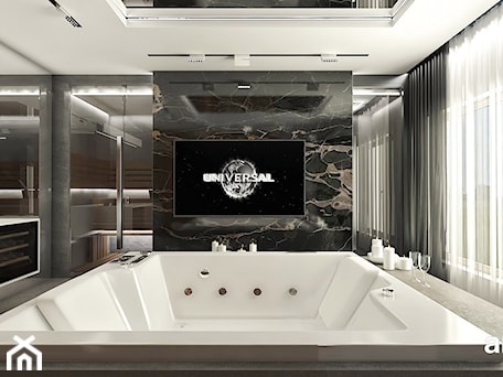 Aranżacje wnętrz - Łazienka: luksusowa łazienka z jacuzzi i sauną - ARTDESIGN architektura wnętrz. Przeglądaj, dodawaj i zapisuj najlepsze zdjęcia, pomysły i inspiracje designerskie. W bazie mamy już prawie milion fotografii!