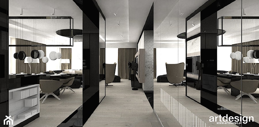 TIME OF YOUR LIFE | Apartament - Hol / przedpokój, styl nowoczesny - zdjęcie od ARTDESIGN architektura wnętrz