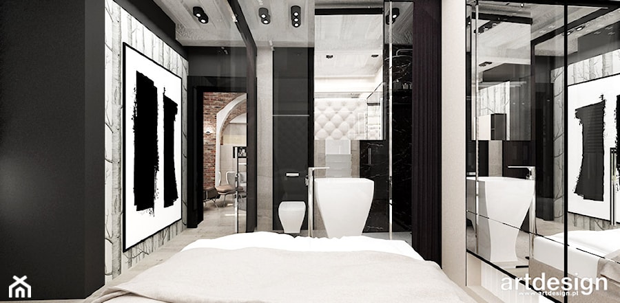 INSTANT BEAUTY | Wnętrza apartamentu - Sypialnia, styl nowoczesny - zdjęcie od ARTDESIGN architektura wnętrz