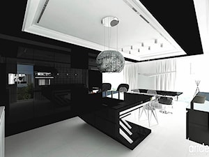 projektownanie kuchni z wyspą - zdjęcie od ARTDESIGN architektura wnętrz