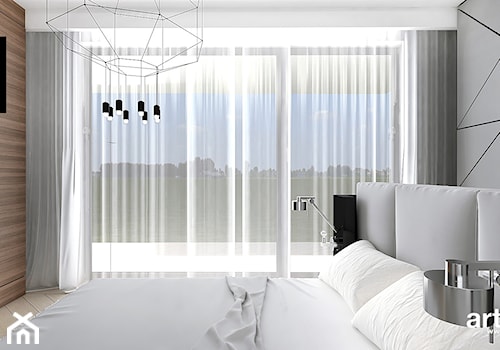 sypialnia pełna światła - zdjęcie od ARTDESIGN architektura wnętrz