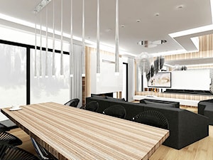 salon połączony z jadalnią - zdjęcie od ARTDESIGN architektura wnętrz