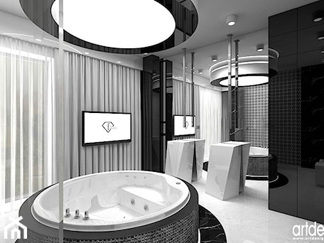 Aranżacje wnętrz - Łazienka: projekt luksusowej łazienki - ARTDESIGN architektura wnętrz. Przeglądaj, dodawaj i zapisuj najlepsze zdjęcia, pomysły i inspiracje designerskie. W bazie mamy już prawie milion fotografii!