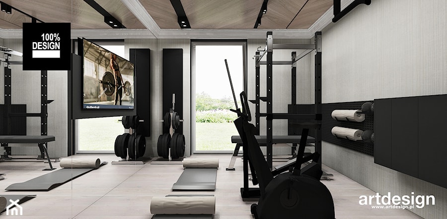 Pokój fitness - zdjęcie od ARTDESIGN architektura wnętrz