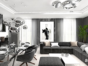 KEEP THE BALL ROLLING | Wnętrza apartamentu - Salon, styl nowoczesny - zdjęcie od ARTDESIGN architektura wnętrz