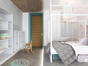 COME RAIN OR SHINE | II | Wnętrza domu - Duży biały szary pokój dziecka dla nastolatka dla chłopca dla dziewczynki, styl nowoczesny - zdjęcie od ARTDESIGN architektura wnętrz