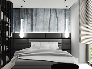 Przytulna sypialnia w nowoczesnym stylu - zdjęcie od ARTDESIGN architektura wnętrz