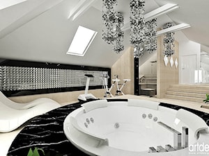 lusksuowy salon kąpielowy, domowe spa - zdjęcie od ARTDESIGN architektura wnętrz