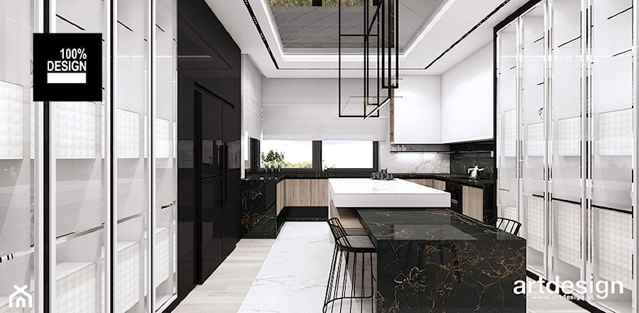 GOLDEN MEAN | I | Wnętrza domu - Kuchnia, styl nowoczesny - zdjęcie od ARTDESIGN architektura wnętrz