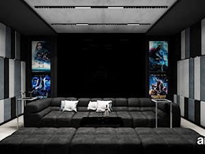 projekt pokoju kinowego - zdjęcie od ARTDESIGN architektura wnętrz