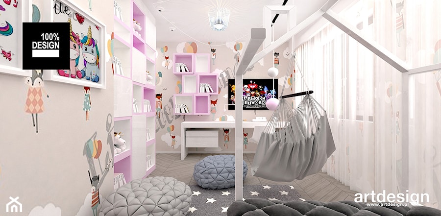 piękny pokój córki - zdjęcie od ARTDESIGN architektura wnętrz
