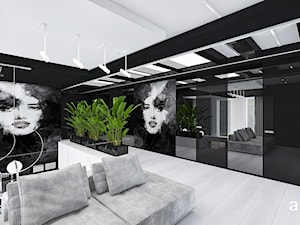 AT THE DROP OF A HAT | Wnętrza domu - Duży biały czarny hol / przedpokój, styl nowoczesny - zdjęcie od ARTDESIGN architektura wnętrz