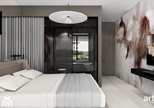 Sypialnia w stylu nowoczesnym - zdjęcie od ARTDESIGN architektura wnętrz