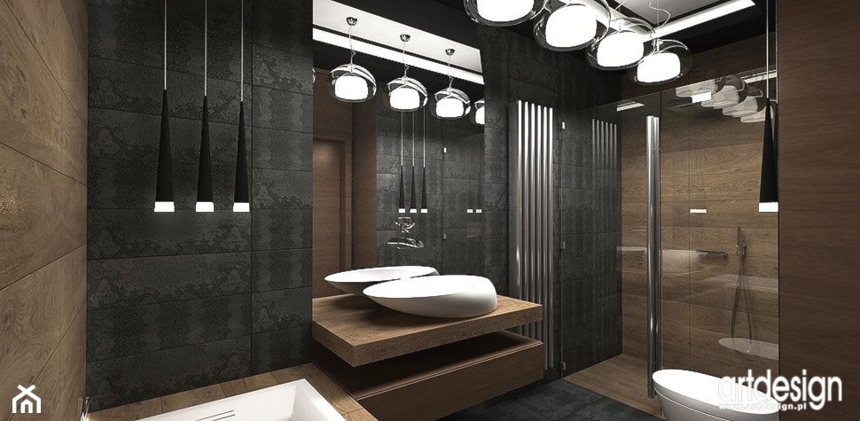 aranżacje nowoczesnych łazienek - zdjęcie od ARTDESIGN architektura wnętrz - Homebook