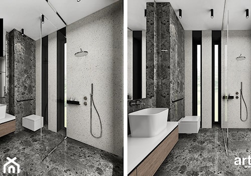 Nowoczesna, minimalistyczna łazienka - zdjęcie od ARTDESIGN architektura wnętrz