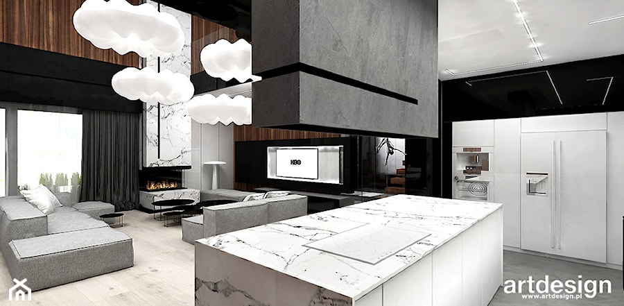 ONCE AND FOR ALL | Wnętrze domu - Kuchnia, styl nowoczesny - zdjęcie od ARTDESIGN architektura wnętrz