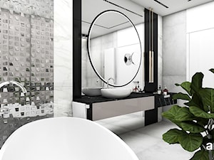 IT IS LIKE OXYGEN | II | Wnętrza domu - Średnia bez okna z lustrem łazienka, styl nowoczesny - zdjęcie od ARTDESIGN architektura wnętrz