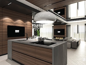 projekt otwartej kuchni - zdjęcie od ARTDESIGN architektura wnętrz