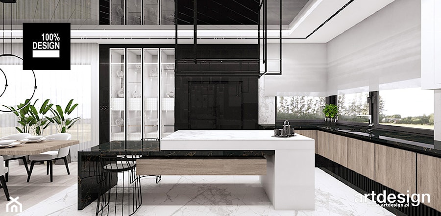GOLDEN MEAN | I | Wnętrza domu - Kuchnia, styl nowoczesny - zdjęcie od ARTDESIGN architektura wnętrz