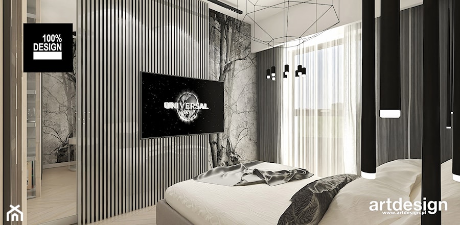 designerska aranżacja sypialni - zdjęcie od ARTDESIGN architektura wnętrz