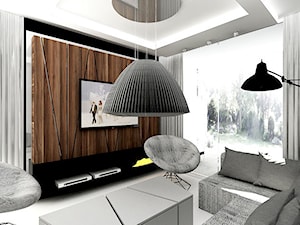 pokój dzienny w luksusowym mieszkaniu - zdjęcie od ARTDESIGN architektura wnętrz