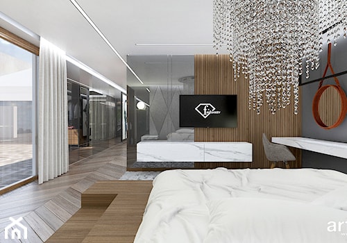 nowoczesna aranżacja sypialni - zdjęcie od ARTDESIGN architektura wnętrz