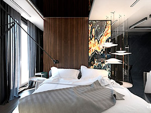 WELCOME TO THE JUNGLE | II | Wnętrza apartamentu - Sypialnia, styl nowoczesny - zdjęcie od ARTDESIGN architektura wnętrz