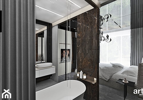 aranżacja łazienki przy sypialni - zdjęcie od ARTDESIGN architektura wnętrz
