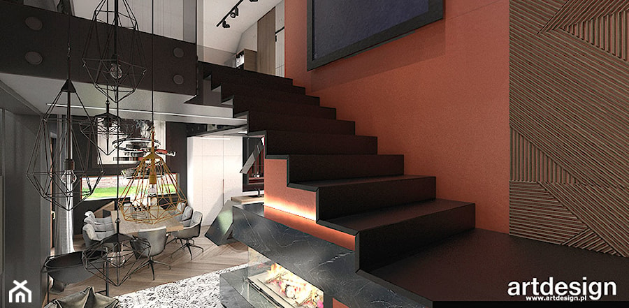 THINK TWICE | Wnętrza domu - Schody, styl nowoczesny - zdjęcie od ARTDESIGN architektura wnętrz