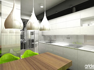 projekt małej kuchni w mieszkaniu - zdjęcie od ARTDESIGN architektura wnętrz