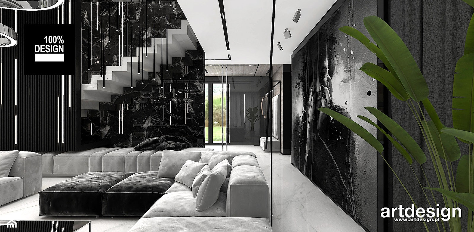 nowoczesne wnętrze domu - zdjęcie od ARTDESIGN architektura wnętrz - Homebook