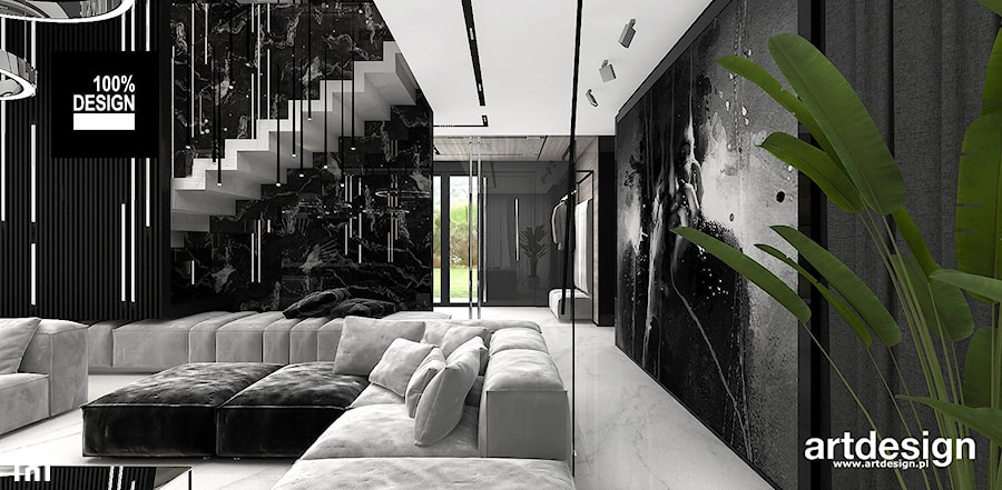 nowoczesne wnętrze domu - zdjęcie od ARTDESIGN architektura wnętrz