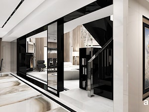A BREATH OF FRESH AIR | I | Wnętrza domu - Duży szary z marmurem na podłodze hol / przedpokój, styl nowoczesny - zdjęcie od ARTDESIGN architektura wnętrz