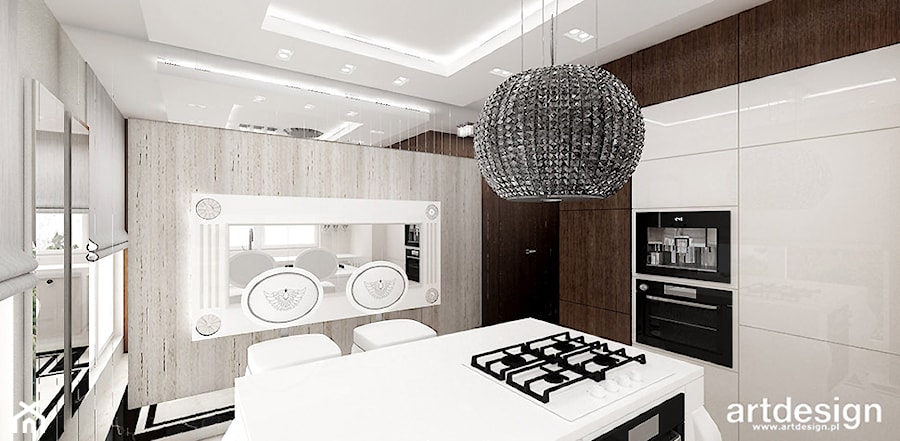 FEMME FATALE | I | Wnętrza apartamentu - Kuchnia, styl nowoczesny - zdjęcie od ARTDESIGN architektura wnętrz