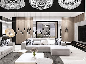 GOLDEN MEAN | I | Wnętrza domu - Salon, styl nowoczesny - zdjęcie od ARTDESIGN architektura wnętrz