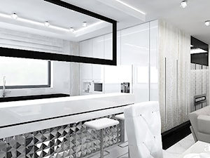 biała kuchnia projekty - zdjęcie od ARTDESIGN architektura wnętrz