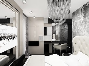 FEMME FATALE | II | Wnętrza apartamentu - Duża sypialnia, styl nowoczesny - zdjęcie od ARTDESIGN architektura wnętrz