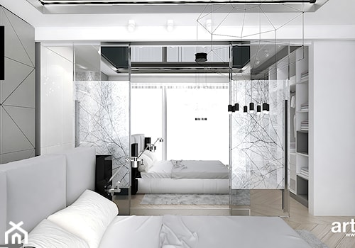 jasne wnętrze sypialni - zdjęcie od ARTDESIGN architektura wnętrz