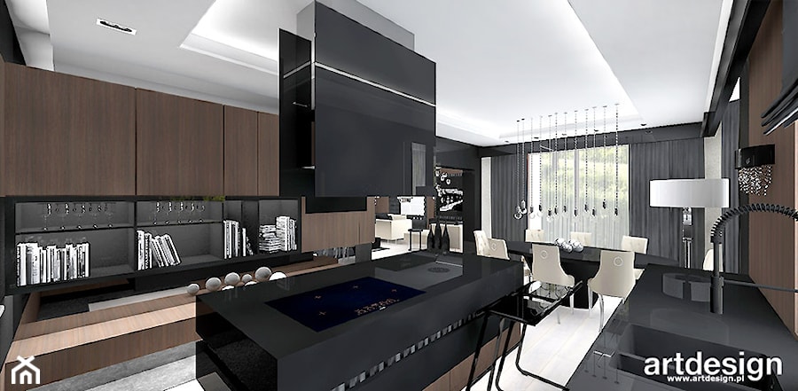 RETRO FUTURIST | Wnętrze domu - Kuchnia, styl nowoczesny - zdjęcie od ARTDESIGN architektura wnętrz
