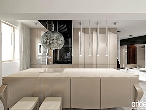 kuchnia w apartamencie - projekty - zdjęcie od ARTDESIGN architektura wnętrz