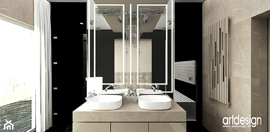 projektanci wnetrz łazienek - zdjęcie od ARTDESIGN architektura wnętrz