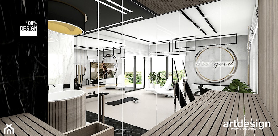 Domowe spa i fitness - zdjęcie od ARTDESIGN architektura wnętrz