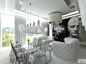 salonu styl glamour - zdjęcie od ARTDESIGN architektura wnętrz